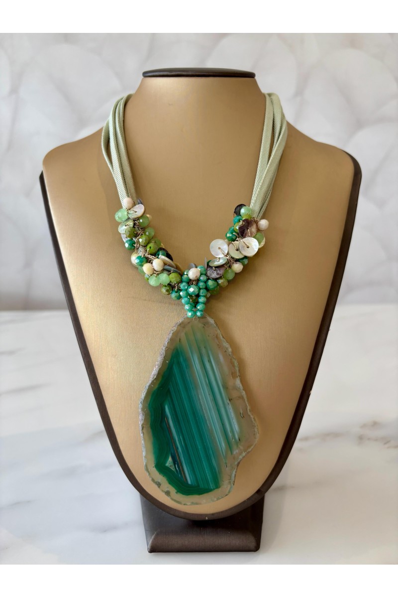 Collar vega verde