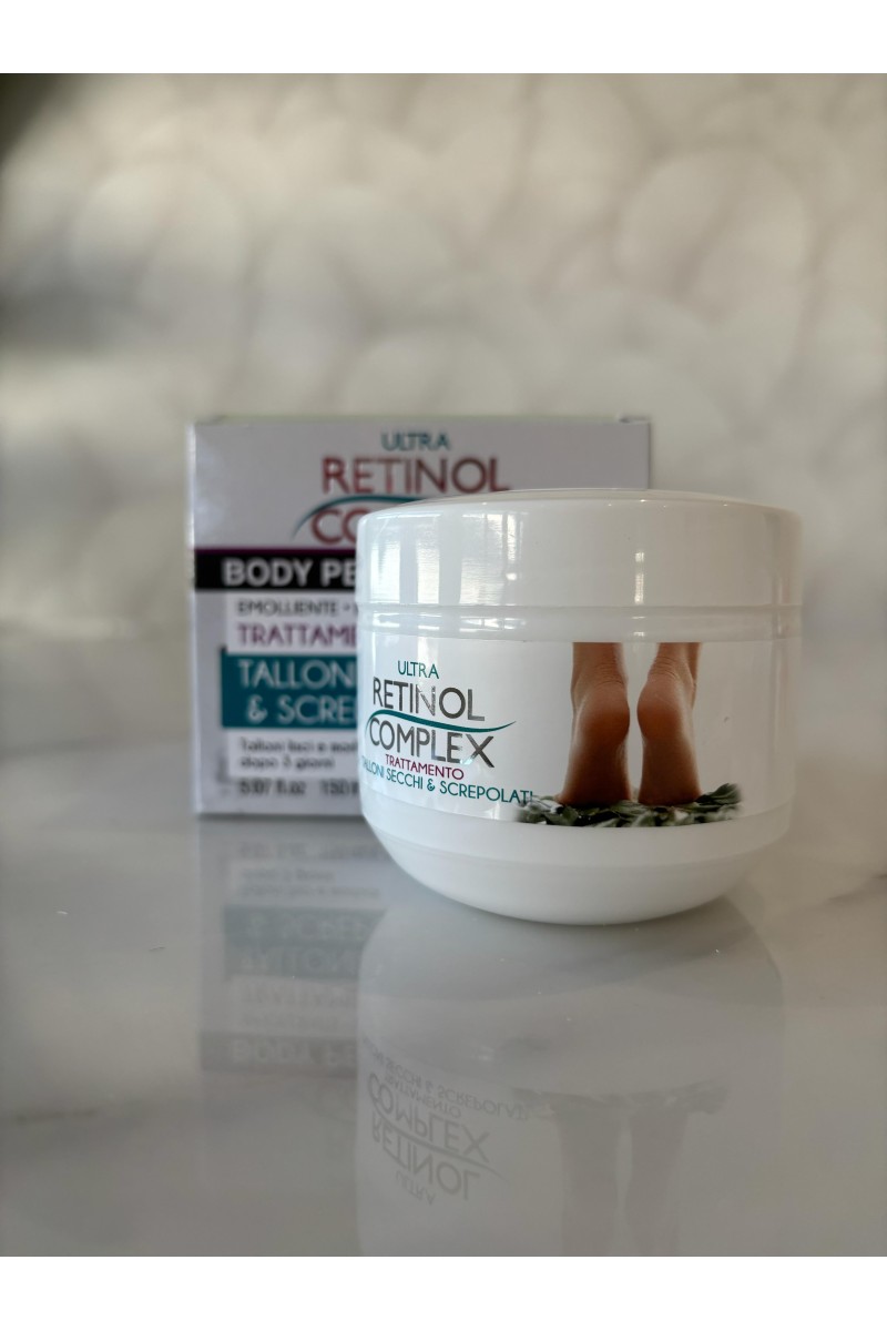 Crema tratamiento de talones secos y agrietados retinol complex