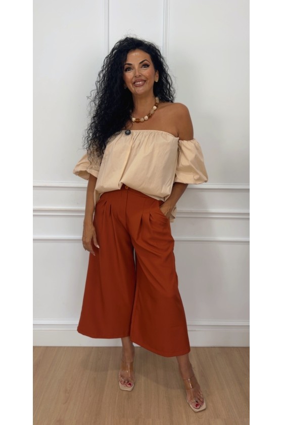 Pantalón vestir culotte