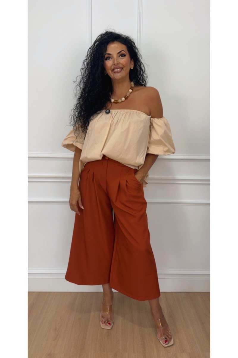 Pantalón vestir culotte