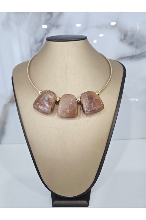 Collar nácar triple