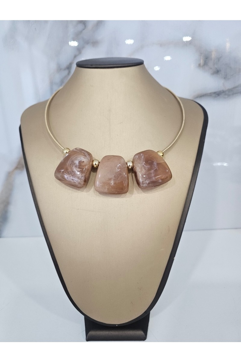 Collar nácar triple