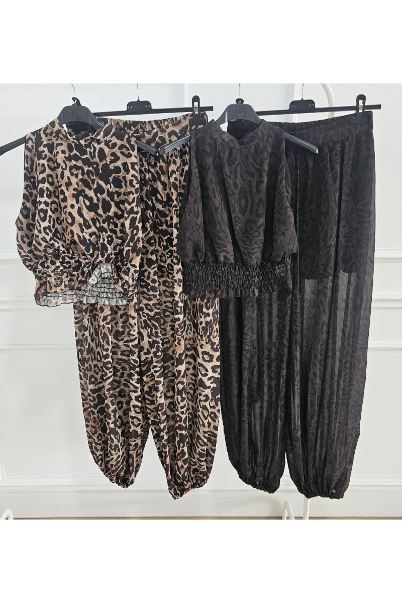 Conjunto carla animal print