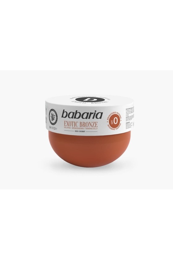 Gelatina bronceadora babaria exotic bronze coco