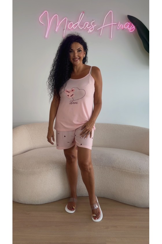 Pijama tiranta love minnie