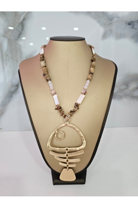 Collar pez chocolate