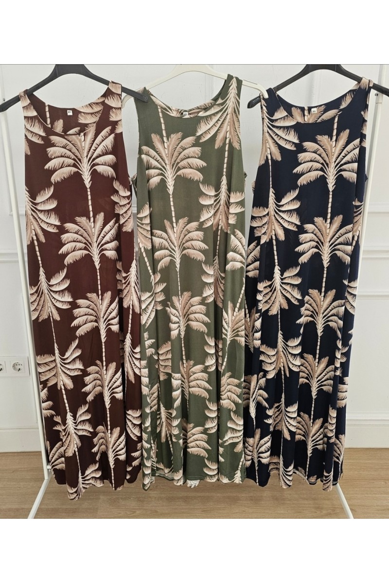 Vestido bolonia palmeras