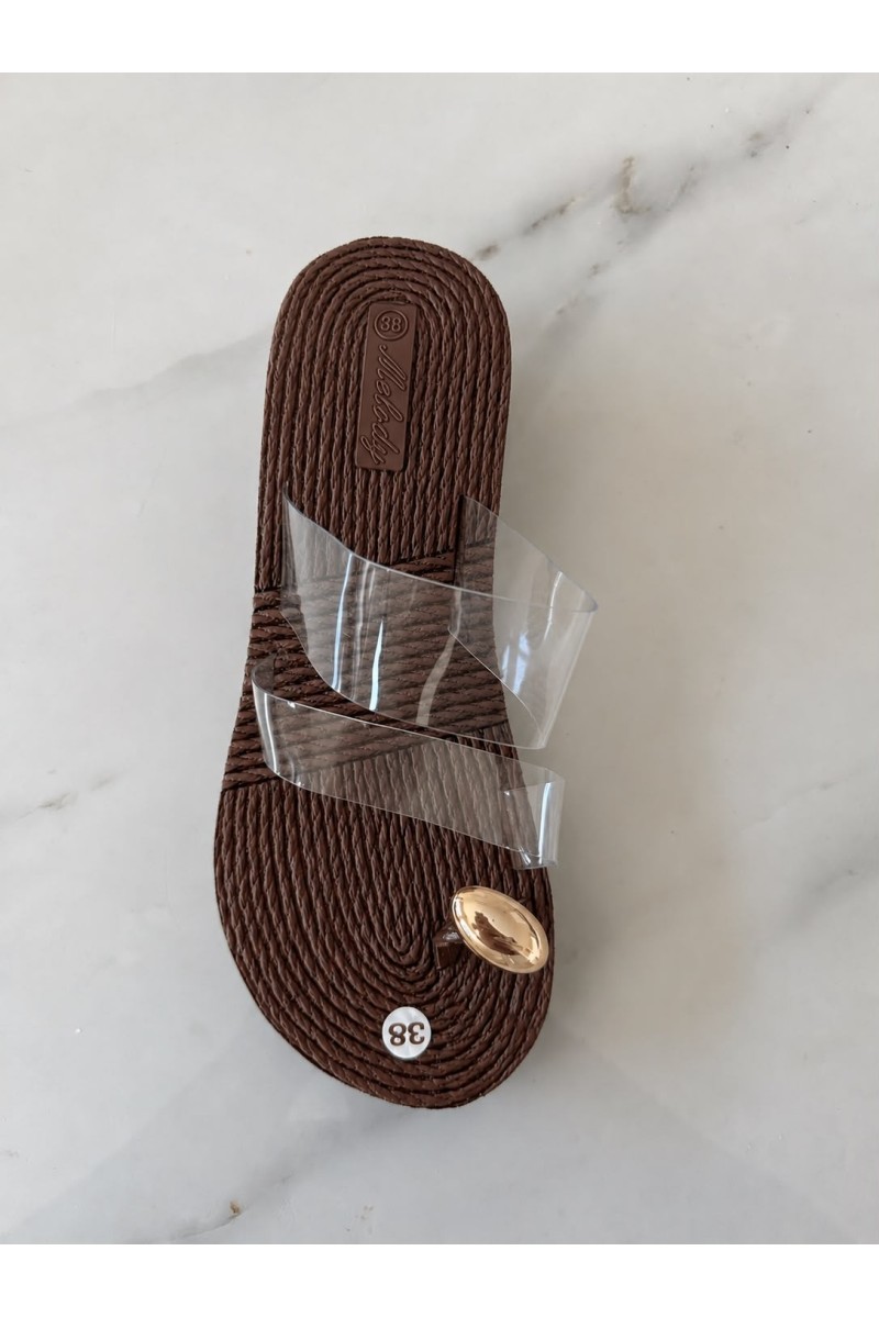 Sandalias doble tira anillo