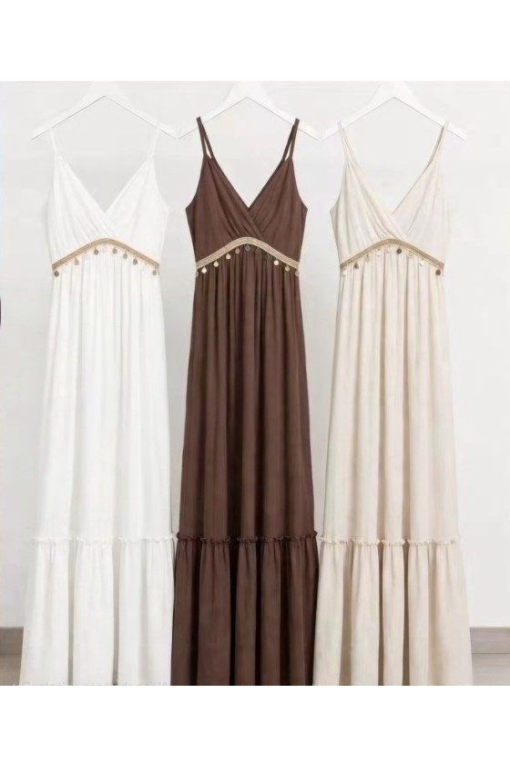 Vestido espejitos lino