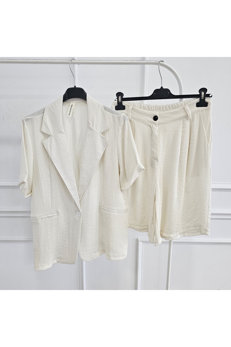 Traje chaqueta bermuda