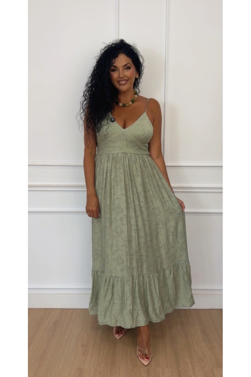 Vestido brocado