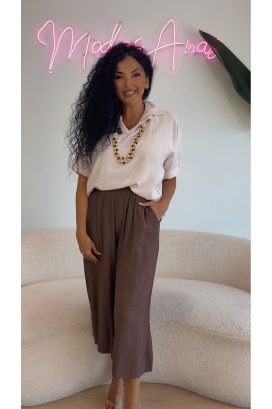 Blusa bolonia collar