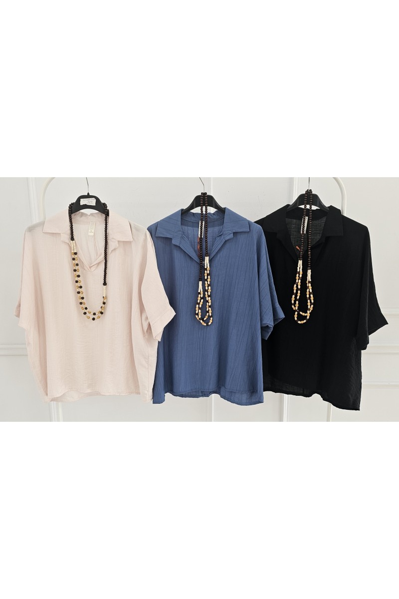 Blusa bolonia collar